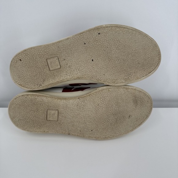 Veja Campo T2 Sneaker White & Red Leather Women's Size US 6 EU 37 - Picture 12 of 13